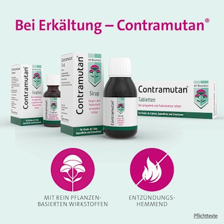 Contramutan bei Erkältungskrankheiten Tropfen Contramutan