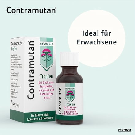Contramutan bei Erkältungskrankheiten Tropfen Contramutan