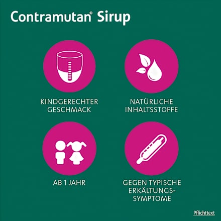 Contramutan Sirup gegen fieberhafte grippale Infekte Contramutan