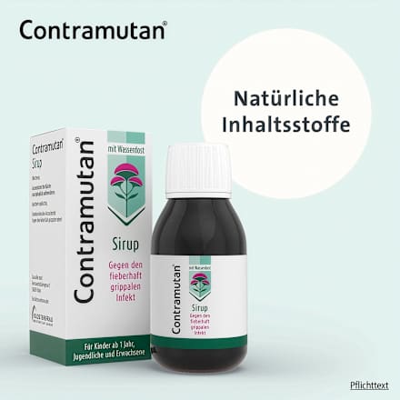 Contramutan Sirup gegen fieberhafte grippale Infekte Contramutan