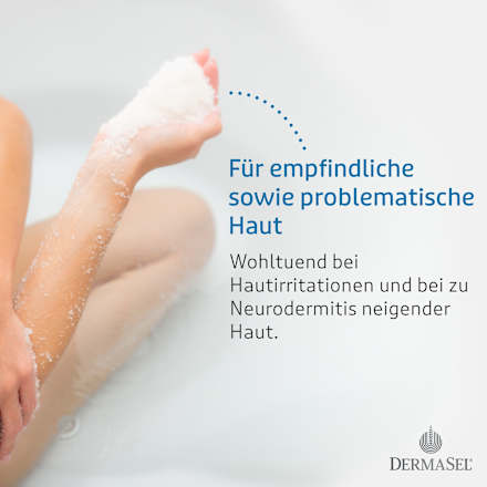 DERMASEL Totes Meer Badesalz Pur - das Original DERMASEL