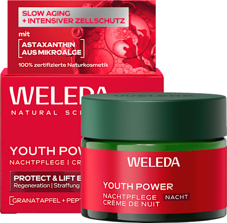 Nachtcreme Youth Power Granatapfel WELEDA