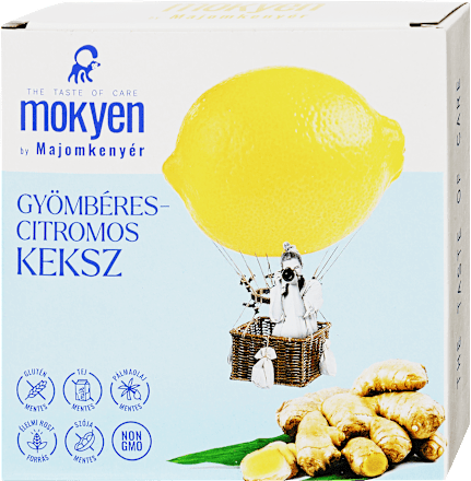Gyömbéres-citromos keksz mokyen