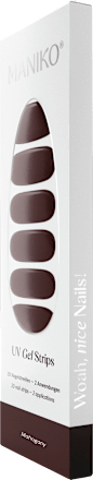 UV Gel Nagelfolien Mahogany Maniko