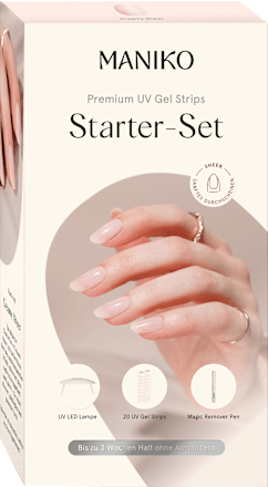 Starterset UV Gel Nagelfolien Creamy Sheer Maniko