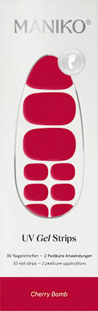 Starterset UV Gel Nagelfolien Pediküre Cherry Bomb Maniko