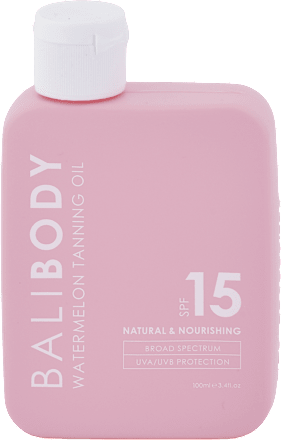 Opaľovací olej SPF 15 Melón BALI BODY