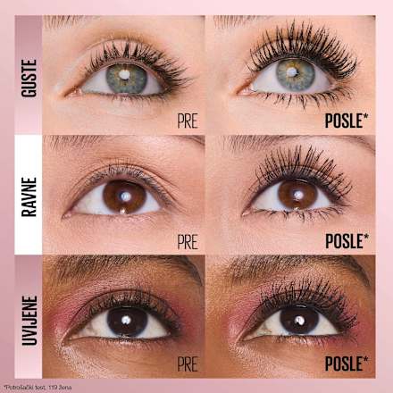 LASH SENSATIONAL SKY TUBES maskara - crna MAYBELLINE NEW YORK