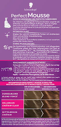 Permanente Schaumcoloration - Nr. 665 Helles Schokobraun Schwarzkopf Perfect Mousse