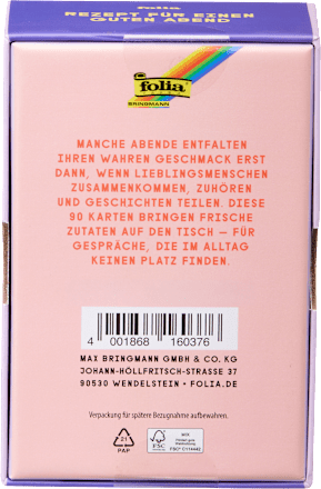 Karten-Set "Connecting Cards", 90 Karten (13,5x9,2x3 cm) folia