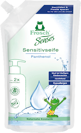 Flüssigseife sensitiv reine Pflege Nachfüllpack Frosch