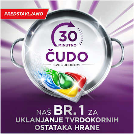 MIRACLE  PLATINUM PLUS tablete za mašinsko pranje posuđa FAIRY