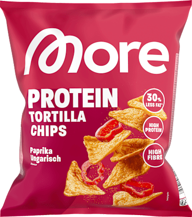 Protein Tortilla Chips Paprika Ungarisch More Nutrition