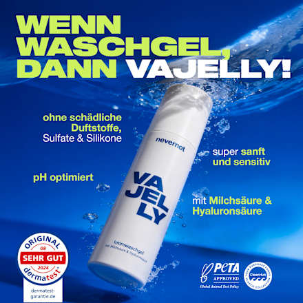 Intimwaschgel Vajelly nevernot