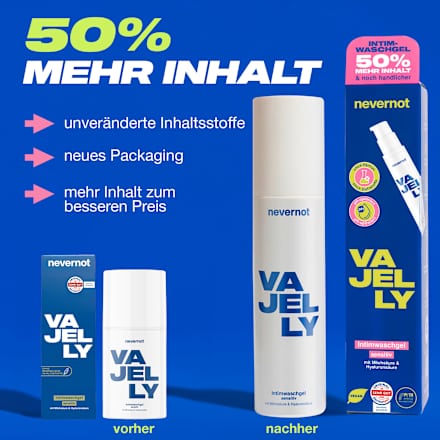 Intimwaschgel Vajelly nevernot