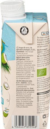  Kokosová voda natur dmBio