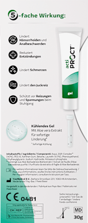 ActiProct Gel Tube actiPROCT