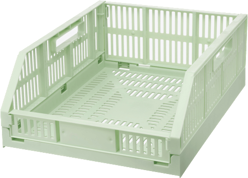 Organizer aus Kunststoff, faltbar mint (34x26x12 cm) dm home