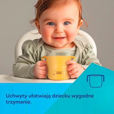 Kubek dla dzieci otwarty, sprytny do nauki picia turkus Canpol babies