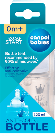 Butelka szeroka antykolkowa 120ml PP Easy Start Canpol babies