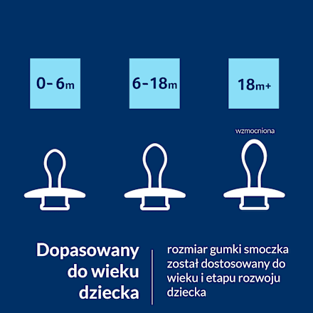 Smoczek silikonowy, dynamiczny Prime 6-18m Ivory Glow/Blush Glow LOVI