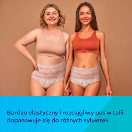Oddychające majtki poporodowe 2w1 z podkładem L/XL Canpol babies