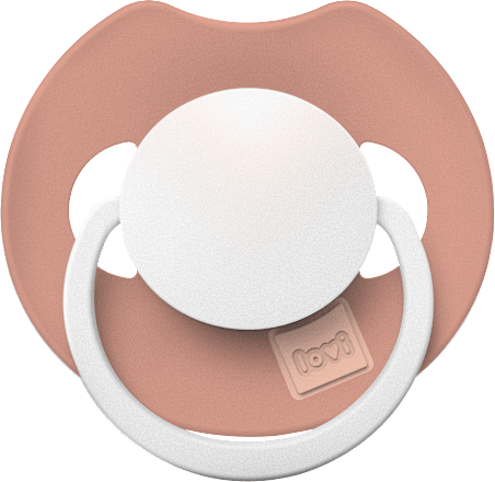 Smoczek silikonowy, dynamiczny Prime 6-18m Ivory Glow/Blush Glow LOVI