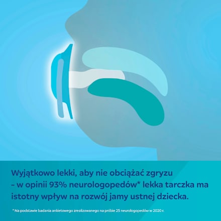 Smoczek silikonowy, symetryczny Light Touch 0-6m Sleepy Koala, niebieski Canpol babies