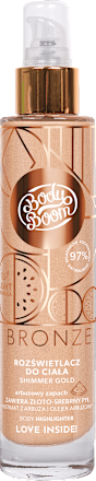rozjasňující sprej SHIMMER GOLD Body Boom