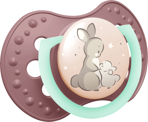Smoczek 0-6m Night&Day Girl LOVI