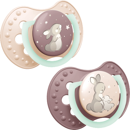 Smoczek 0-6m Night&Day Girl LOVI