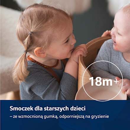 Smoczek 0-6m Night&Day Girl LOVI