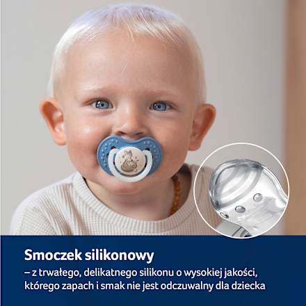 Smoczek 0-6m Night&Day Girl LOVI