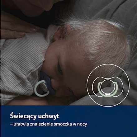Smoczek 0-6m Night&Day Girl LOVI