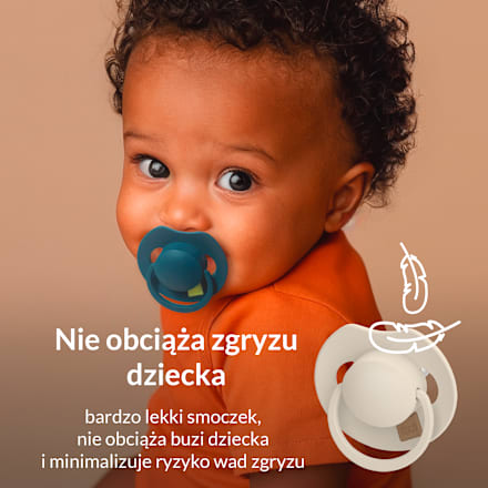 Smoczek silikonowy, dynamiczny Prime 18m+ Ivory Glow/Blush Glow LOVI