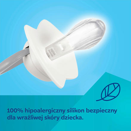 Smoczek silikonowy, symetryczny Light Touch 18m+ Sleepy Koala, różowy Canpol babies