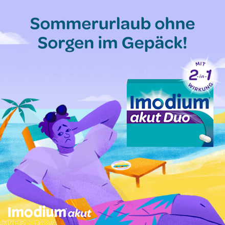 Imodium akut Duo 2 mg/125 mg Tabletten Imodium