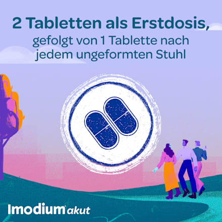 Imodium akut Duo 2 mg/125 mg Tabletten Imodium