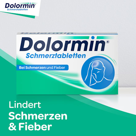 Dolormin Schmerztabletten 200 mg Ibuprofen als Ibuprofen-DL-Lysin (1:1), Filmtabletten Dolormin