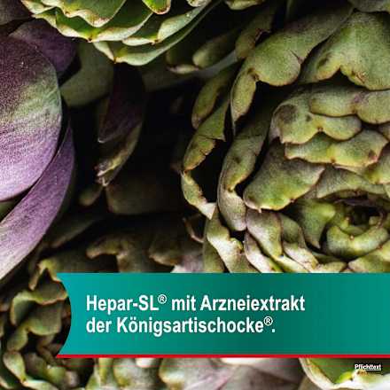 Hepar-SL 640 mg Artischockenblätter-Trockenextrakt  Filmtabletten Hepar-SL
