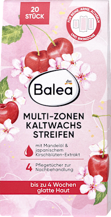 depilační voskové pásky Balea