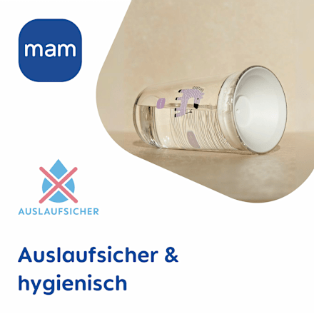 Trinkbecher Easy to Drink Cup Zebra ab 8+ Monaten mam