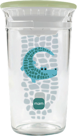 Trinkbecher Easy to Drink Cup Krokodil ab 8+ Monaten mam