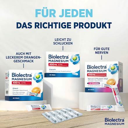 Biolectra Magnesium 400mg Ultra Direct Zitrone Stick 60 St Biolectra