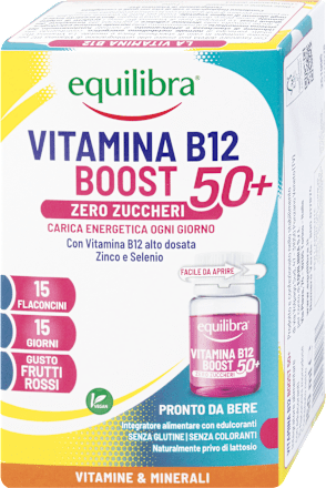 VITAMINA B12 BOOST 50+ ZERO ZUCCHERI equilibra