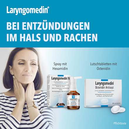 Laryngomedin 2.6 mg Octenidindihydrochlorid Antisept Lutschtabletten Laryngomedin