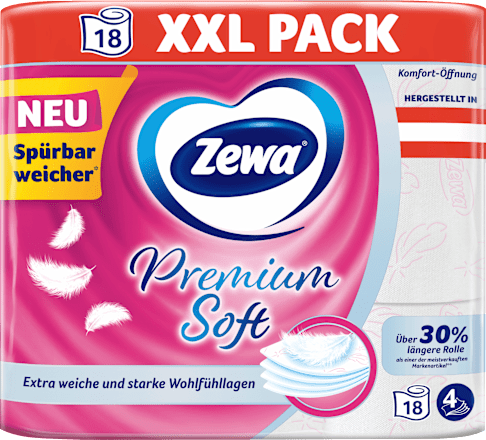 Toilettenpapier Premium Soft 4-lagig XXL Pack Zewa