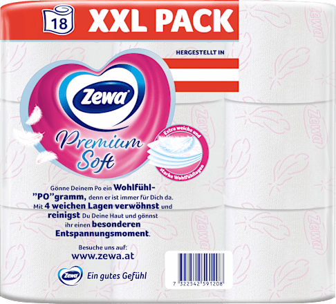 Toilettenpapier Premium Soft 4-lagig XXL Pack Zewa