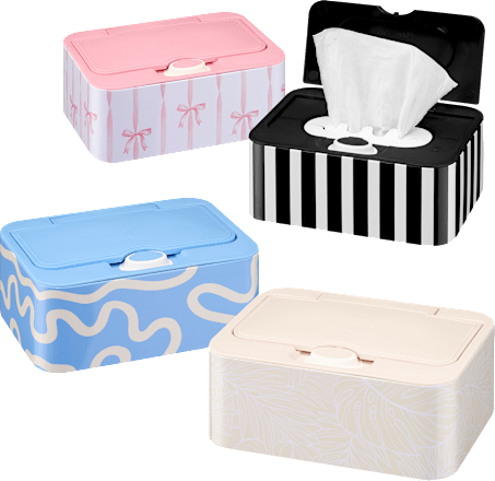 Feuchtes Toilettenpapier Deluxe Kamille Metallbox sortiert Sanft&Sicher