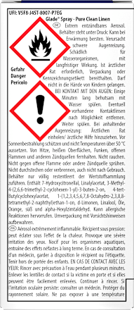 Lufterfrischer Minispray eins Pure Clean Linen Nachfüllpack glade
